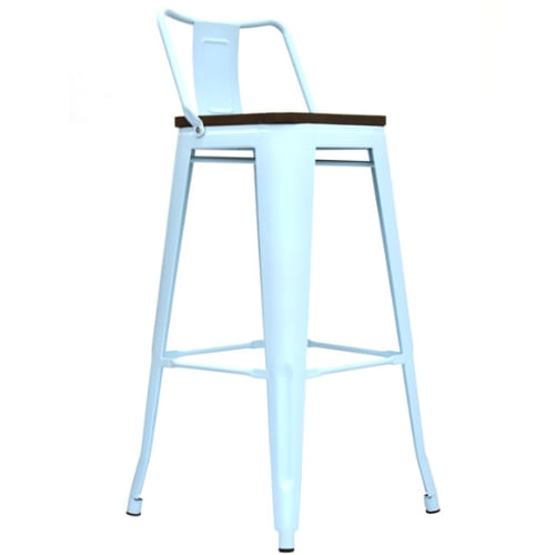 SILLA DE BAR CLOE CON ESPALDAR