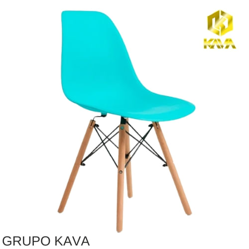 SILLA EAMES PÉTALO HORECA TURQUESA