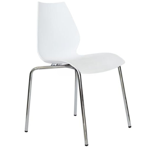 SILLA BRENDA DECORATIVA BLANCA