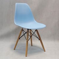SILLA EAMES NÓRDICA CELESTE VINTAGE DECORATIVA - GrupoKava