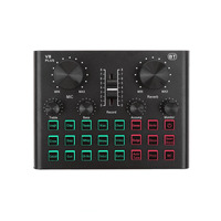Tarjeta de Sonido de Estudio V8 Plus