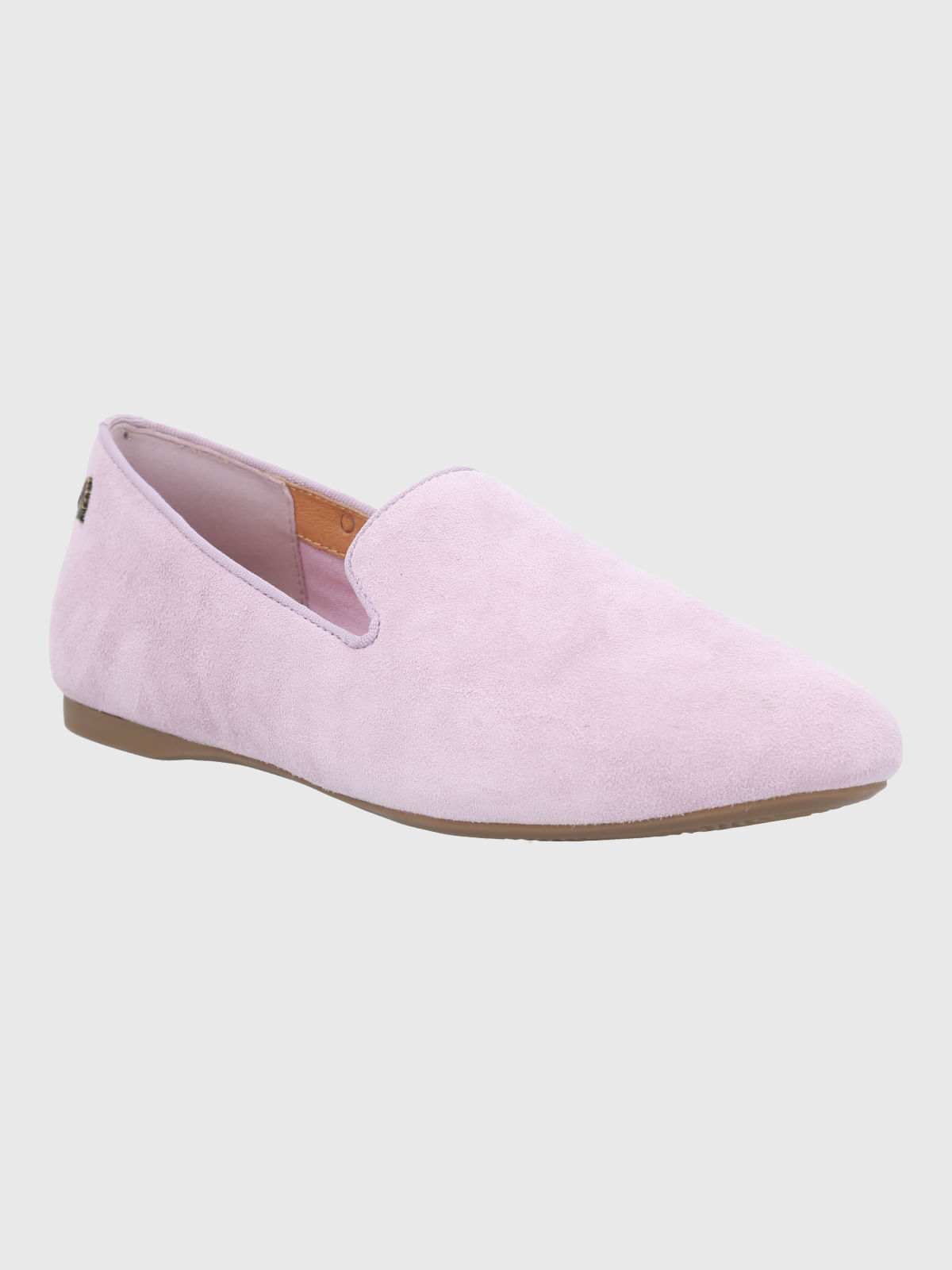 Mocasín Para Mujer Cuero Oda Morado Hush Puppies