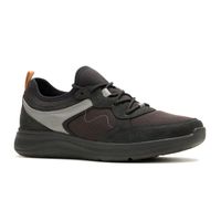 Zapatilla Para Hombre Cuero Elevate Hybrid Lace Negro Hush Puppies
