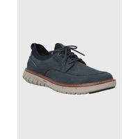 Zapato Para Hombre Cuero Smart Laceup Azul Hush Puppies