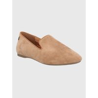 Mocasín Para Mujer Cuero Oda Café Hush Puppies