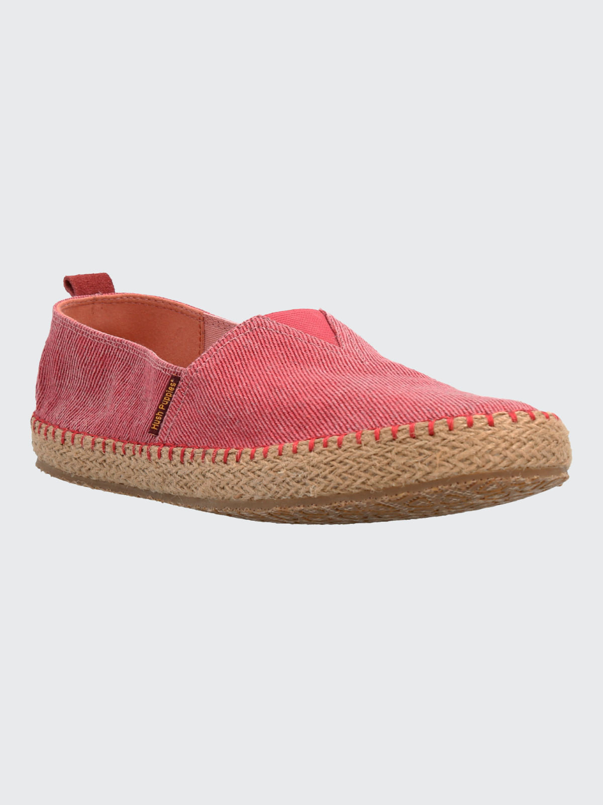 Alpargata Para Hombre Textil Hubert Rojo Hush Puppies