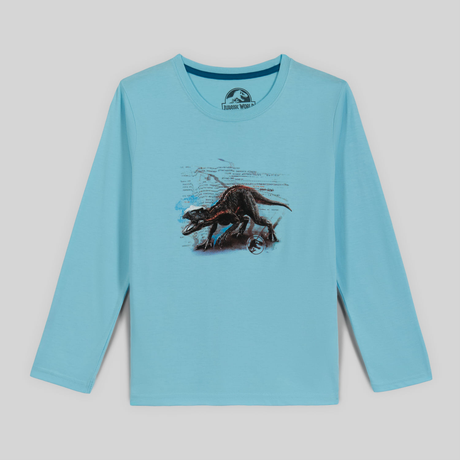 Polo Niño Ml Jurassic Solid Dino
