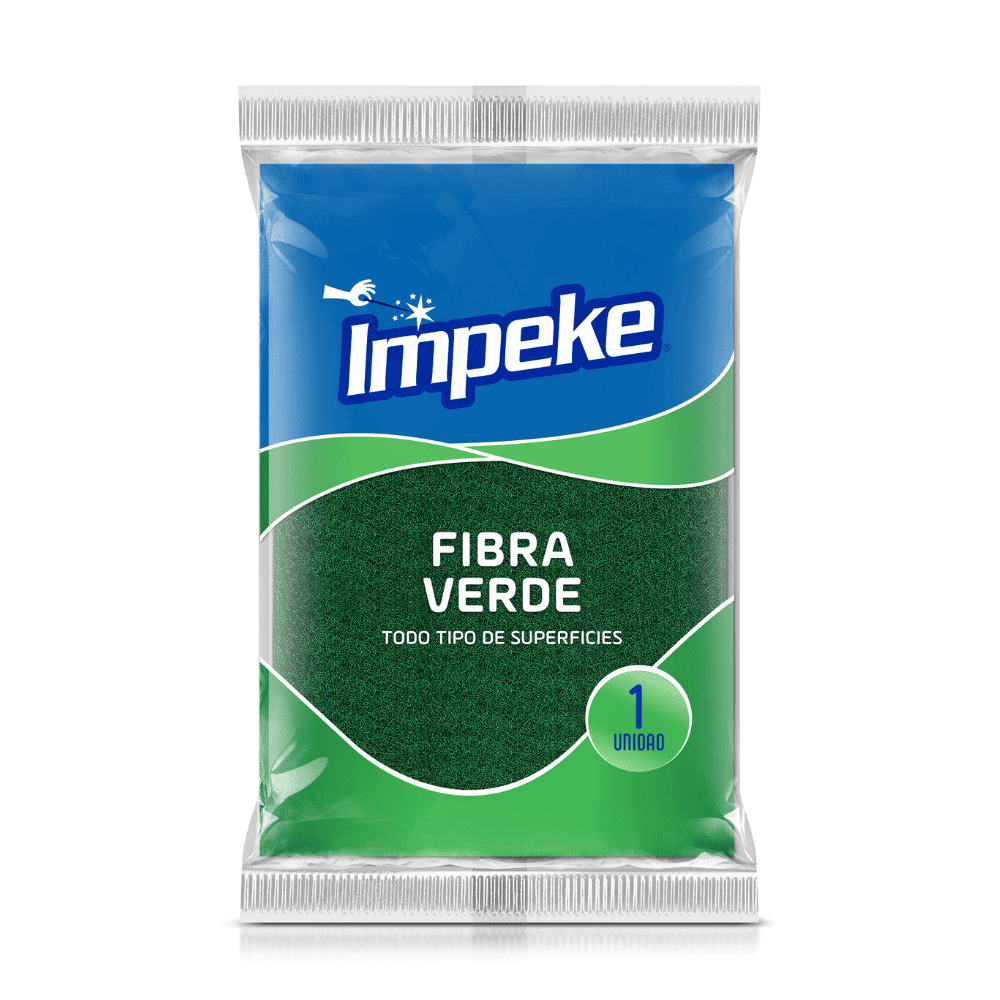 Esponja Fibra Verde Impeke Orange