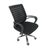 Silla de oficina giratoria Roma Negro Orange