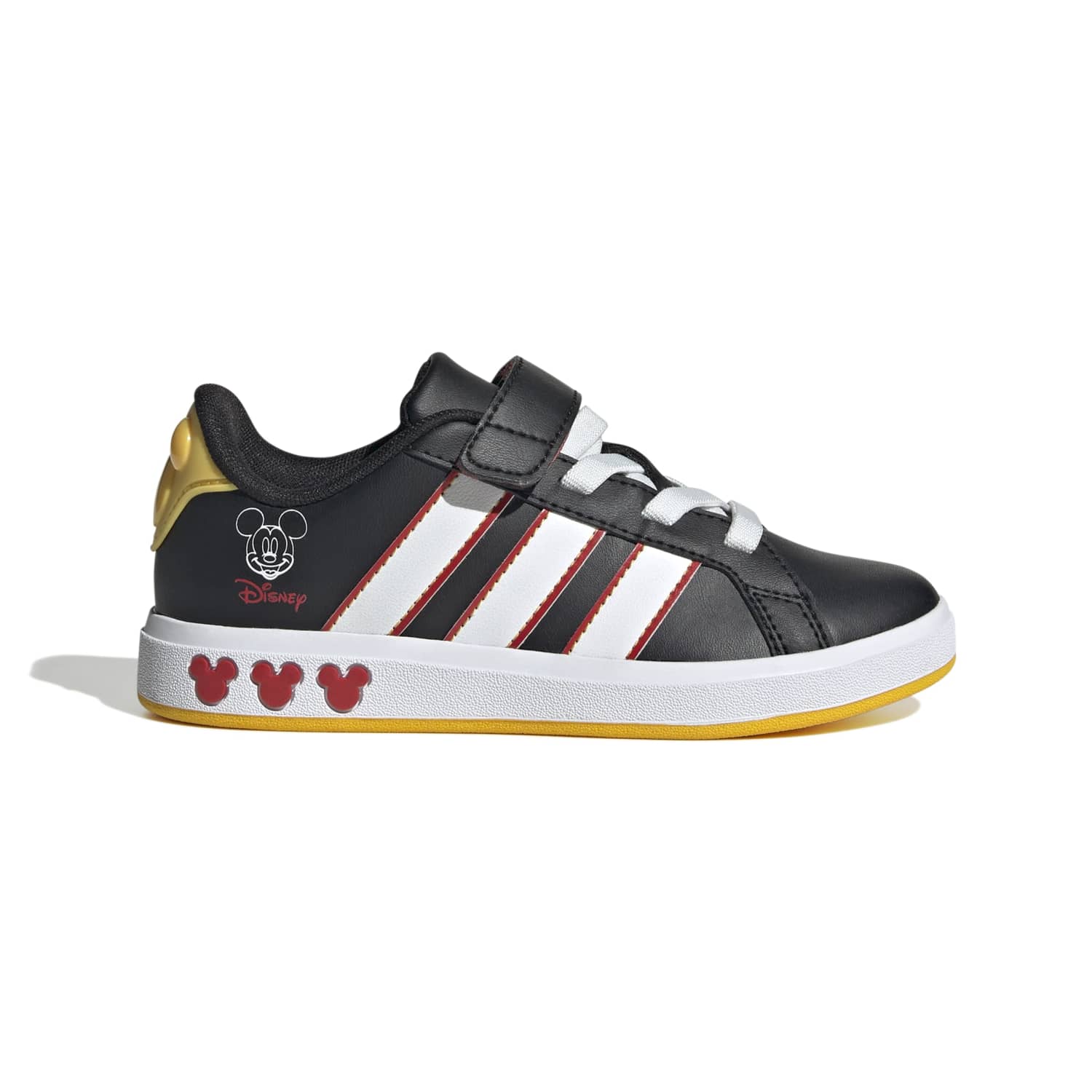 Zapatillas Urbanas Adidas Niño Grand Court Mickey El K Jq7829 Negro