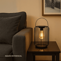 Lámpara de Mesa con Panel Solar Urbano Orange