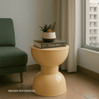 Mesa Auxiliar Pearla Beige 45cm Urbano Orange