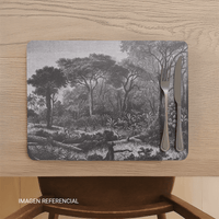 Set de 4 Individuales 30x40cm Urbano Orange