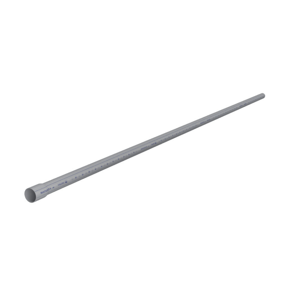 Tubo Luz SEL 5/8"" x 3m PVC Matusita Gris