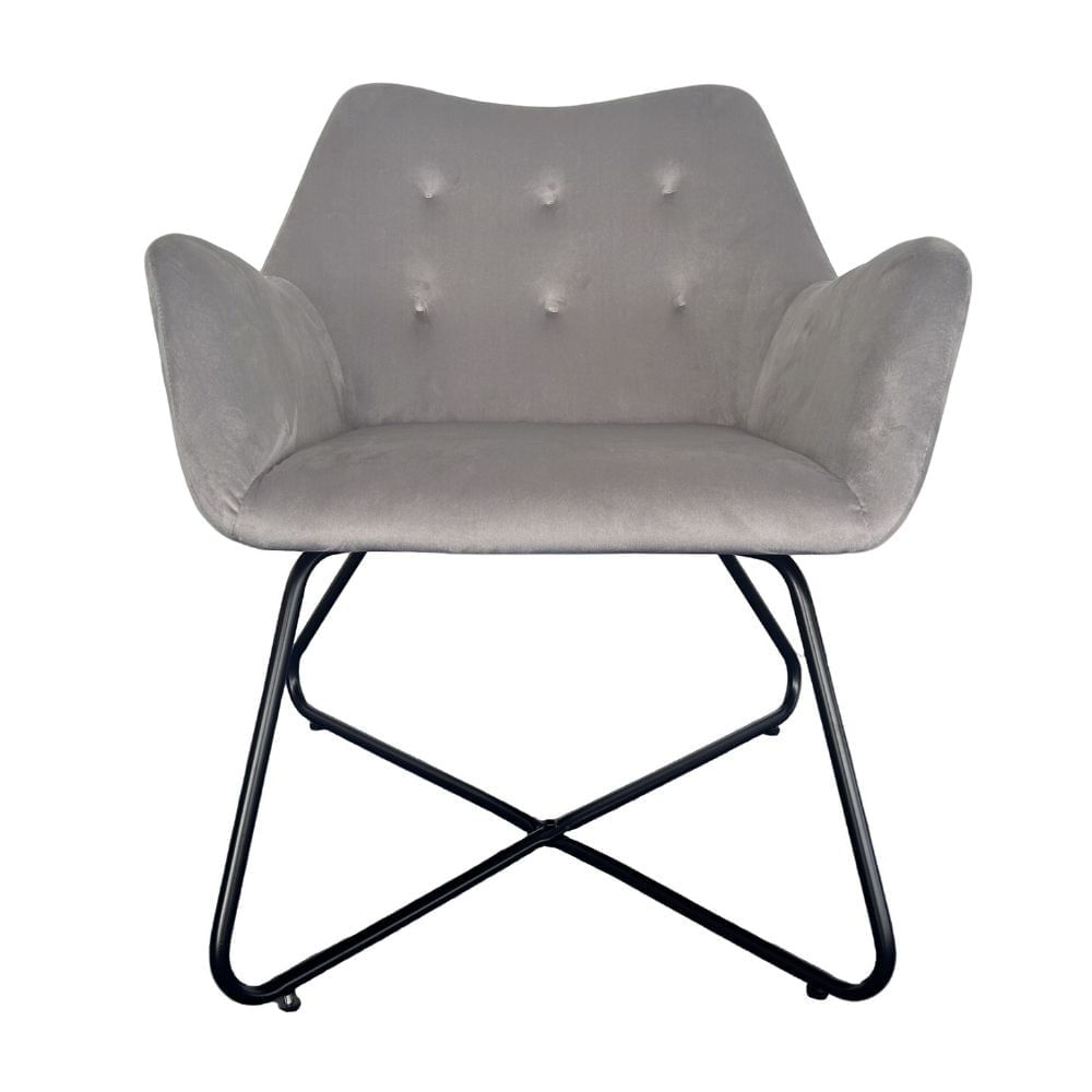Butaca Palma Metal/Poliéster Gris Orange
