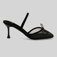 Zapatos De Vestir Mujer Malabar Collection Curvamesh Negro