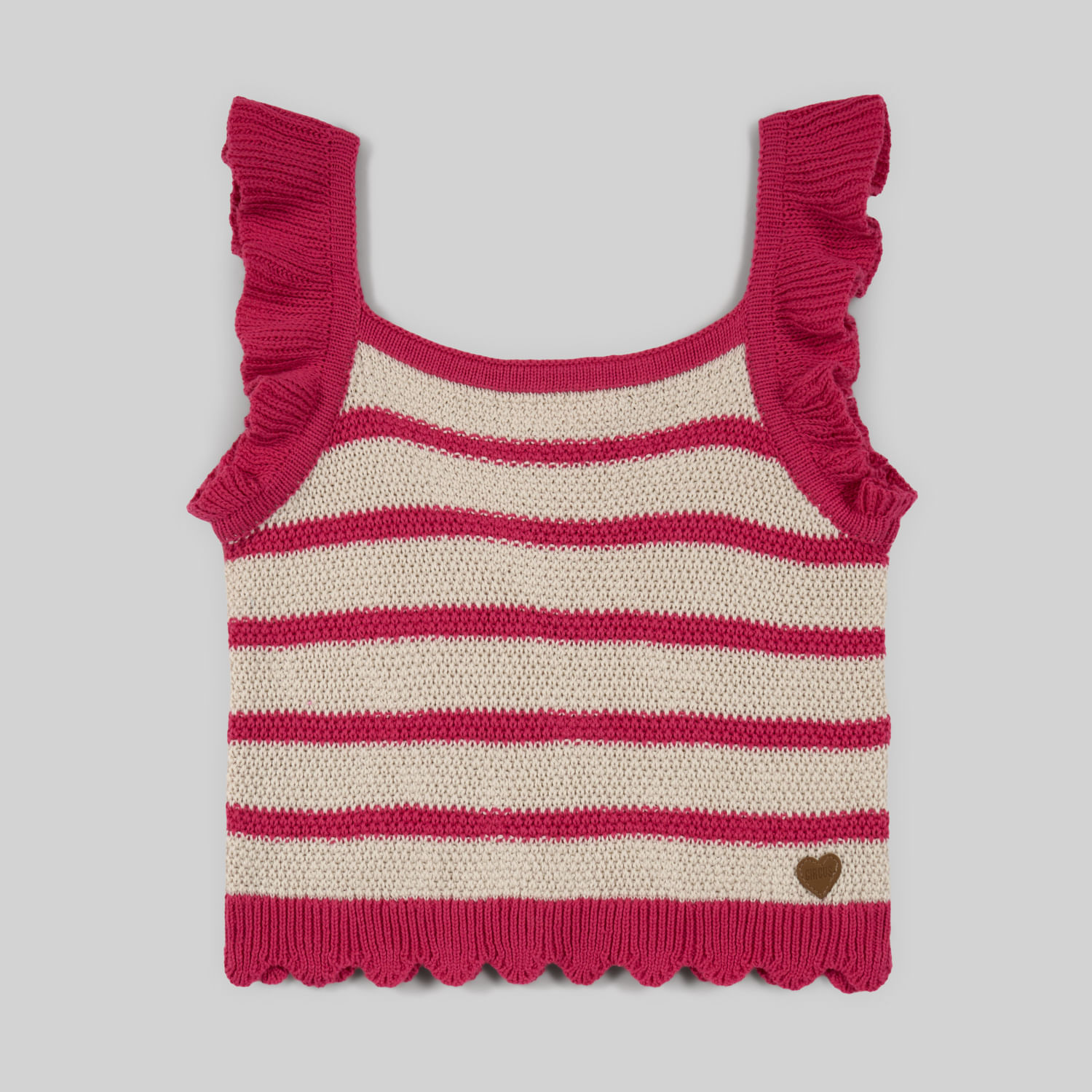 Polo Para Niña Circus Hilos Blossom Ecru