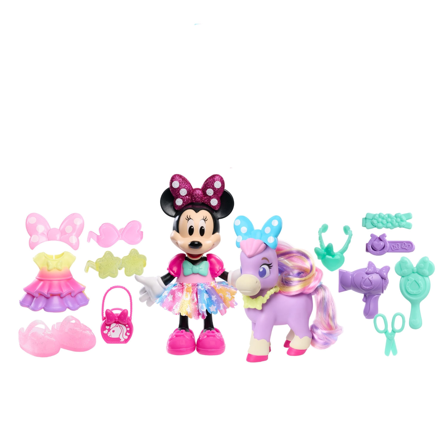 Set De Juego Minnie Mouse Pony Groom & Glam