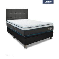 Boxet Pure Fresh 2 Plazas Cuadros Gris
