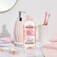 Agua Micelar Garnier Skin Active Agua De Rosas 400Ml