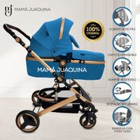 Coche Moisés «LOVY BABY» Azul