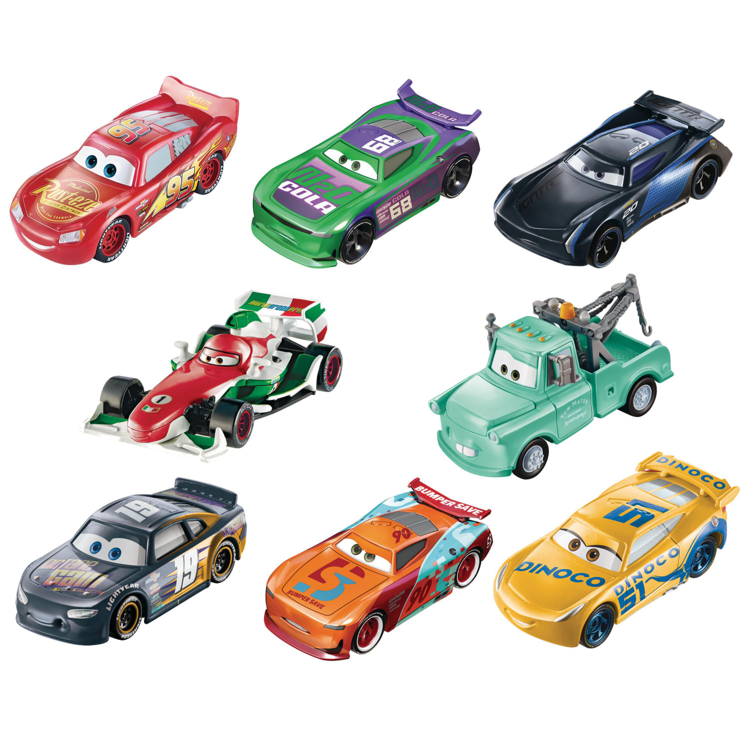 Vehículo Básico Cars Disney Pixar