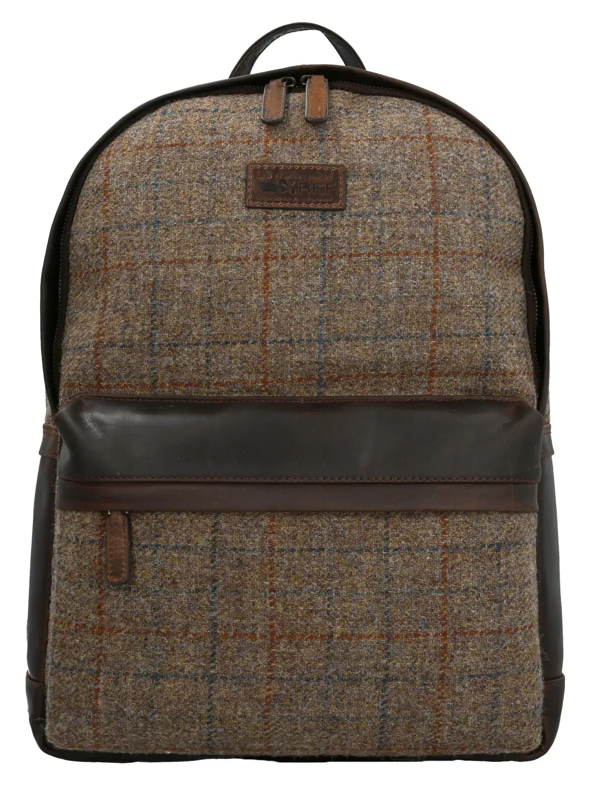 MALETÍN PARA HOMBRE LANA DE OVEJA HARRIS TWEED BACK VERDE ROCKFORD