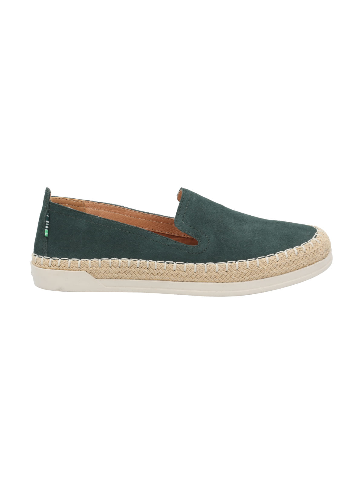 Alpargata Para Mujer Cuero Agapanto Verde Rockford