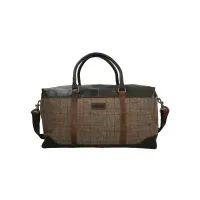 MALETÍN PARA HOMBRE WAX HARRIS TWEED TRAVEL VERDE ROCKFORD
