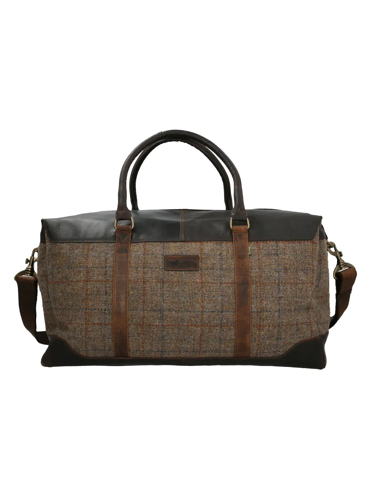 MALETÍN PARA HOMBRE WAX HARRIS TWEED TRAVEL VERDE ROCKFORD