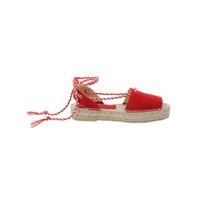 Alpargata Para Mujer Cuero Ivy Rojo Rockford