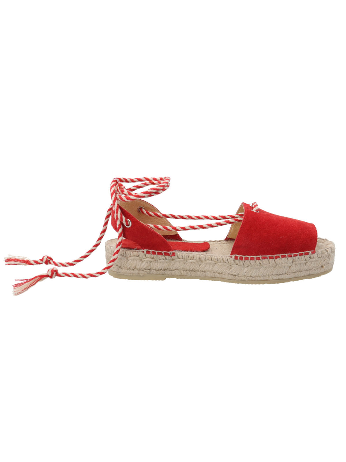 Alpargata Para Mujer Cuero Ivy Rojo Rockford