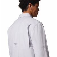 Camisa Para Hombre Manga Larga PFG Blood And Guts™ V Gris Columbia