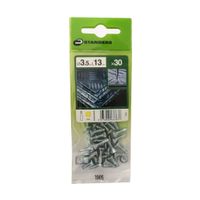 Tornillo Autoper Ave C.ph 3.5x13mm para acero 30 unidades