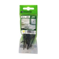 Tornillo para placas de Yeso Avellanada 3.5x35 25 unidades
