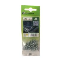 Tornillo Autoperforante Ave C.ph 2.9x9.5mm paraacero 40 unidades