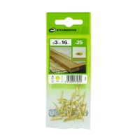 Tornillo Madera Cs Ph Laton 3x16 25 unidades Standers