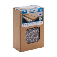 Tornillo Pz Inoxidable 4x50mm para madera 120 unidades Standers