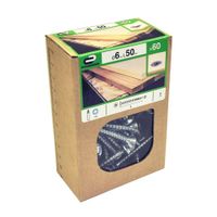 Tornillo Aglomerado Cs Pz Acero 6x50 60 unidades Standers