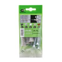 Tarugo Nylon 10x60 Multimat + Tornillo 6x70mm 4 unidades Standers