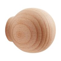 Tirador Botón 30mm de madera 1 unidad