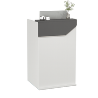 Counter de Recepción Melamina Negro 60cm