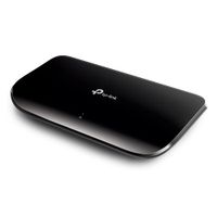 Switch TP-Link LS1008 LiteWave, 8 puertos Ethernet 10/100 Mbps, diseño compacto, plug and play, auto MDI/MDIX, transmisión estable, blanco