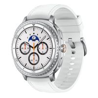 Smartwatch Samsung Galaxy Watch8 Classic, pantalla 1.3"" Super AMOLED, certificación 5ATM/IP68, batería hasta 30 horas, blanco