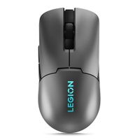 Mouse Gamer Lenovo Legion M600s inalámbrico RGB, sensor óptico, diseño ambidiestro, batería recargable, conexión USB y Bluetooth, negro