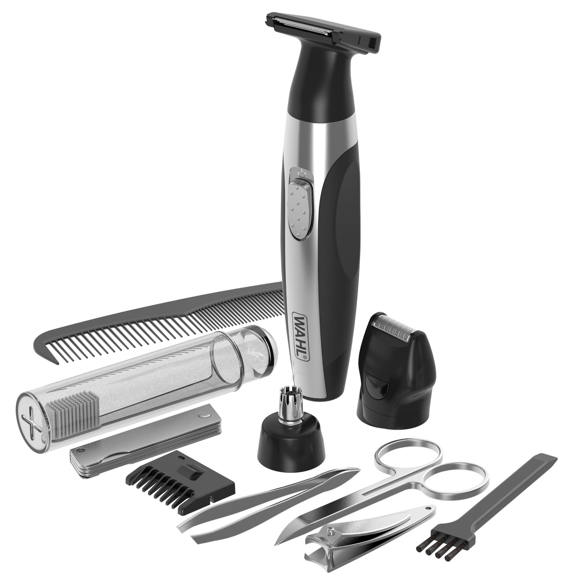 RECORTADORA DE BARBA + CABEZALES KIT DE VIAJE 05604-208 WAHL