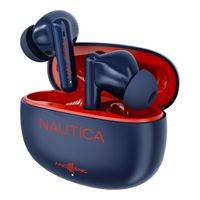 AUDÍFONOS INALÁMBRICOS NAUTICA NOISE CANCELLING ANC+ENC T680 NAVY - ROJO