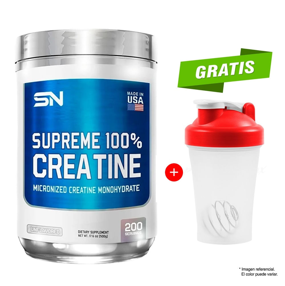 CREATINA 500 G SUPREME NUTRITION MICRONIZED CREATINE