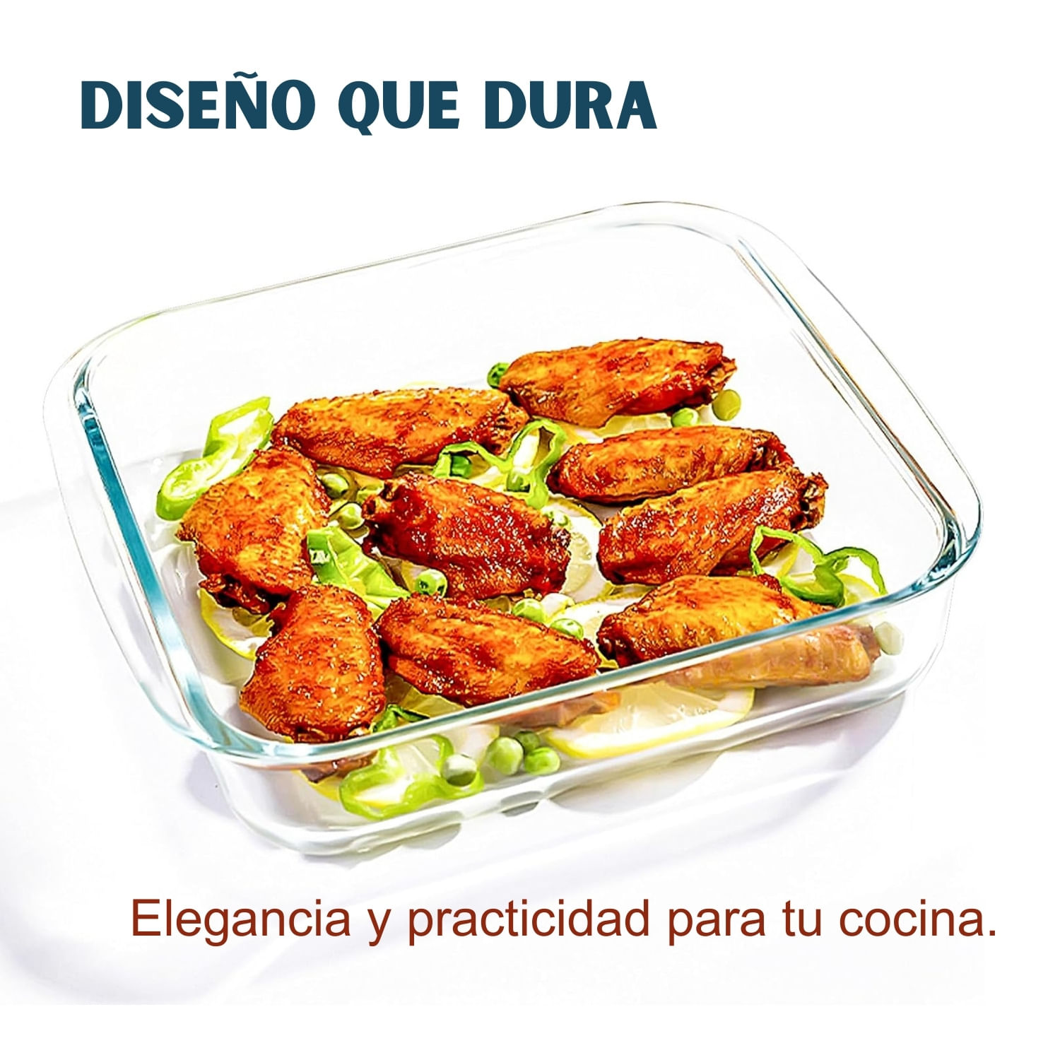 Bandejas De Vidrio Borosilicato 3 Pzs Resistente Y Versátil
