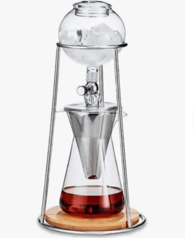 Cafetera De Goteo Frio De 400 Ml Plateado